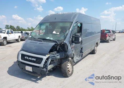 2021 Ram Promaster 3500 Cargo Van High Roof 159 Wb Ext from USA, damaged, VIN 3C6MRVJG1ME579536